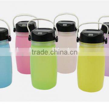 2016New Outdoor Travel Portable Folding Cup Multi-function Folding Magic Cup Kettle Silicone Folding Water Bottle photo-2