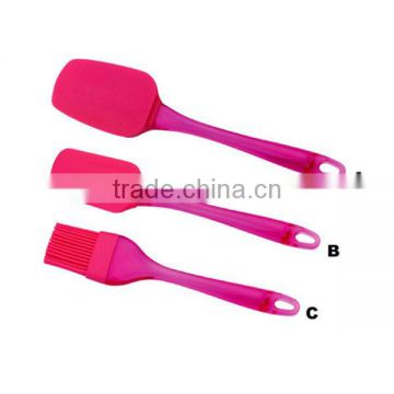 SS1200 plastic handle silicone scraper set