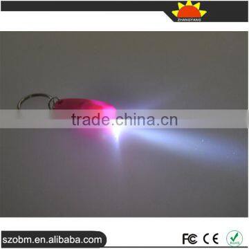 High Quality Mini Keychain Promotion Gift White Light F5 LED Keychain photo-4