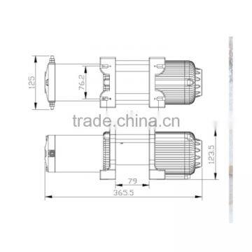 Electric AWD Winch Of 3500lbs For Yachht photo-2