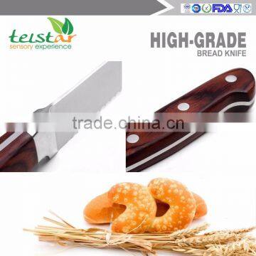 8 "Colour Wood Stainless Steel Knife Kitchen Knife Bread Knife photo-3