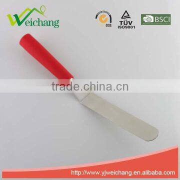 WCJ172 Professional Cake Decorating Tools - 8" Stainless Steel Cake Spatula PP With TPR Coating Handle 2CR13 Blade photo-3