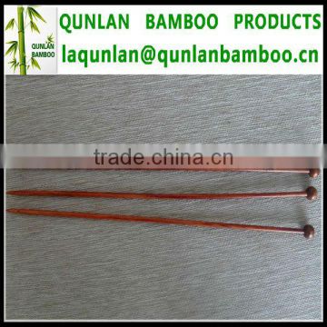 Red Color Wooden knitting Needles