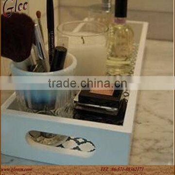 Handmade Beauty Decorate Small Wooden Tray for Wedding photo-3