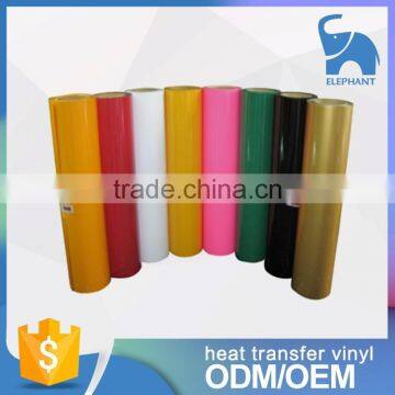 Korea quality sticky PU thermal heat transfer vinyl / PU heat press vinyl for t shirt