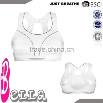 OEM ladies sexy sports bra with clasp