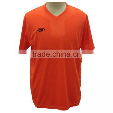 Best Selling Custom Black Orange Soccer Jersey