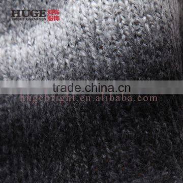 Turn Down Collar And Long Sleeves Striped Cardigan Sweater photo-3