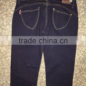 GZY Dark Blue Straight Simple Women Jeans Denim For South America Stock 2017 photo-2
