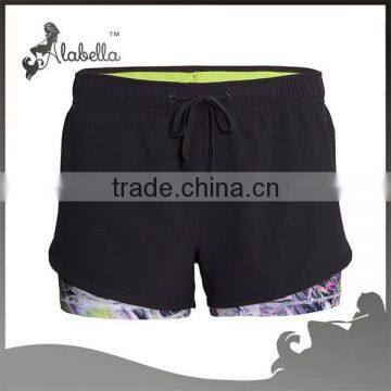 2015 High quality ladies sexy shorts for running gym wear