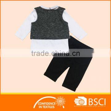 Fashion Newest 3pcs Children's Boutique Baby Boy Clothing Sets photo-2