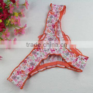 Stock 2016 Lovely Girl Comfort Watermelon Red Cotton Real Bow Women Underwear Thongs Bragas Women Panties Sey Underwear Women br photo-2
