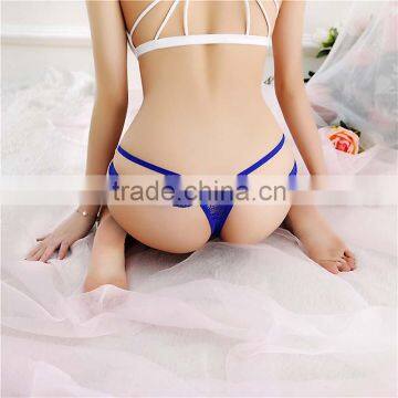 Stock Hot Female Transparent Bandage Thongs G-string Lace Sey Underwear Women's Panties Low Waist V-string Lingerie Intimates br photo-4