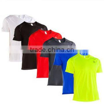 2016 Wholesale OEM Manufacture 180g 100% Cotton O-Neck Short Sleeve Casual Men Plain T-shirt photo-5