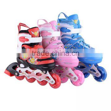 WSJ-X09 2017 Wholesale Customize Kids Wheel Safety Sport Roller Skate Led Shoes photo-4
