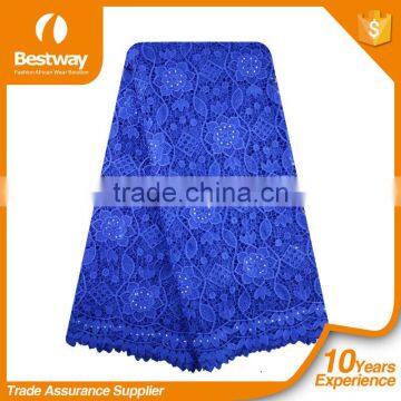 2016 African Wedding Dress Guipure Lace With Stones CP0118 photo-3