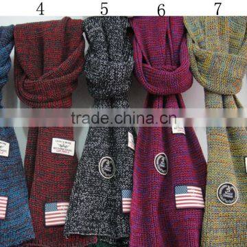 Fashion Winter Knitted Acrylic Fantastic 100%acrylic Designer Scarf photo-4