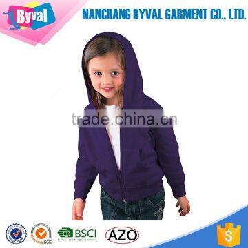 Wholesale children clothes kids hoodies custom blank cotton zip up hoodie sweatshirt