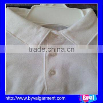 Factory Direct Sale 100% Cotton White Polo Neck Botton Neck Shirts photo-4