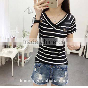 Wholesale OEM Anti-Wrinkle Unique Design Amazing Quality Hot-selling Best Choice Short Sleeve Casual Printed T-shirt TC(70/30)