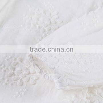 Zm35743a Kids Clothing Girls Latest New Model Casual White Long Sleeve Shirts photo-4