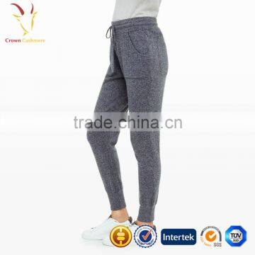 Cashmere Wool Lady Pants Casual Pants With Pockets photo-5