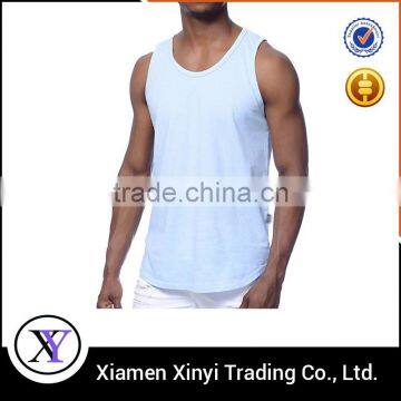 Wholesale white cotton mens cheap blank tank top