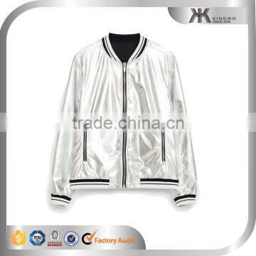 Wholesale classic jacket for men and women nylon custom bomber jacket