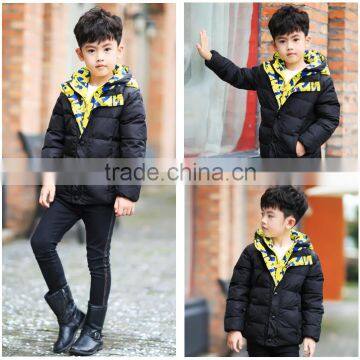 2016New Design Short Hoody Kid Down Jacket photo-3