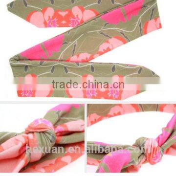 Fashionable Kids Printed Cross Baby Girls Hairband Children Hair Accessories photo-5