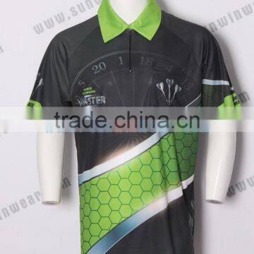 reversible grace print dart shirts polyester sublimated dart jersey / dart wear