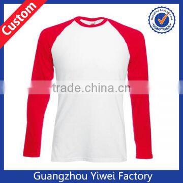 Promotion 100% Cotton High Quality Raglan Sleeve T-shirt Wholesale For Unisex