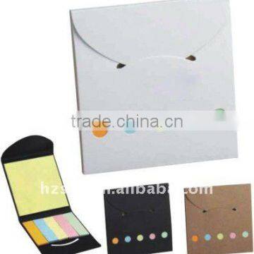 memo sticky notepads/ colorful sticky notebook/ pocket notepad