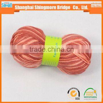 China Knitting Yarns Factory Direct Wholesale Long Space Dyeing Multicolor Yarn, Acrylic Yarn for Sweater photo-4