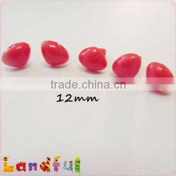 12mm Plastic Red Nose Craft Triangle Nose Bear Dog Cat Bonny Nose photo-4