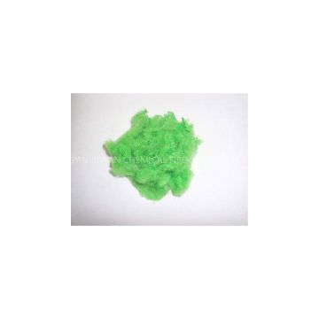 1.2D - 6D Green Recycled Polyester Staple Fiber to fill in the toys , cushions , pillows