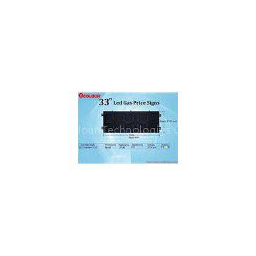 Outside Wireless Digital Gas Station Price Signs With Light Weight