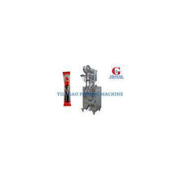 Auto Single Phase Plastic Stick Sauce Packing Machine Single Line With Piston Pump