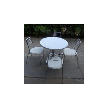 White Dining Table Set, White Round Dining Set, Luxury Italian Dining Tables