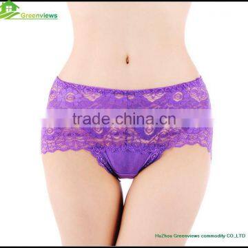 Cheap wholesale underwear modal lace side sexy women panties Bamboo Fiber Female Panty women sexy underwear