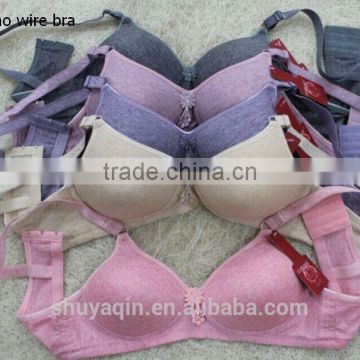 in stock no wire cotton sexy bra