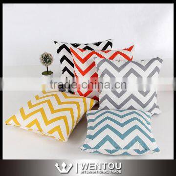 Canvas Chevron Zigzag Cushion Cover Sets