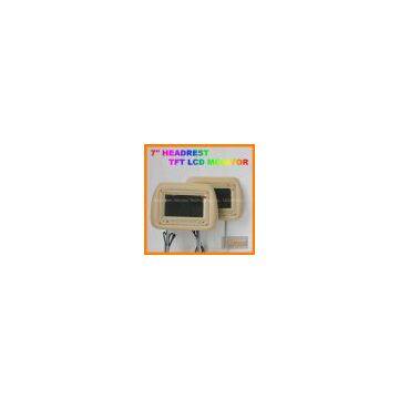 Car Pillow Headrest Monitor /2X7