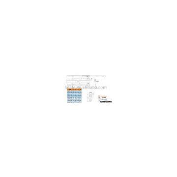 LS2702  2-Fold steel ball bearing slides