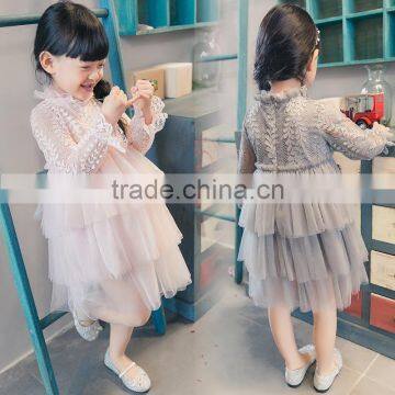 Kids girl Lace Ruffle Dress Party Dress