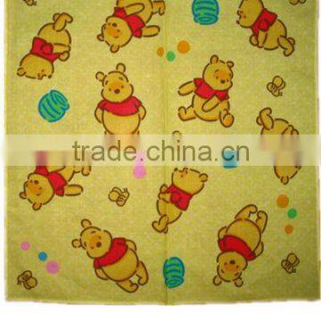 soft cotton printed cartoon handkerchief