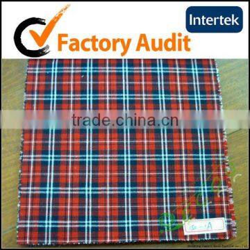 cotton check shirt fabric