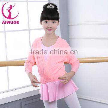 Children Soft Knitted Sweater Dancing Winter Coats Ballet Leotards Dancewear