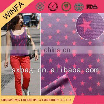 China Manufacturer Fashion Knitted 100 polyester interlock jersey fabric