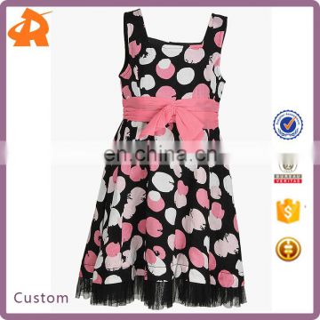 2017 Wholesale Service 15 year Girl Without Dress Sleeveless Black Party Dress